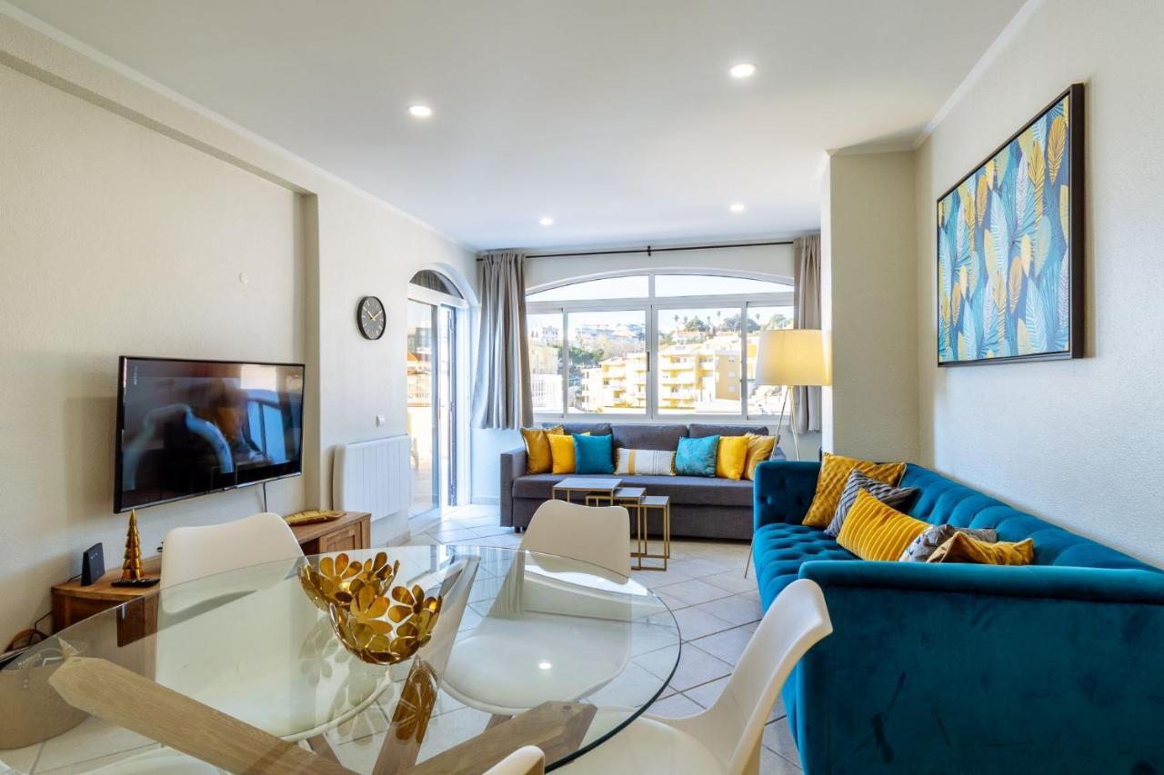 Top renoviertes Apartment mit großer Terrasse Albufeira Exterior foto