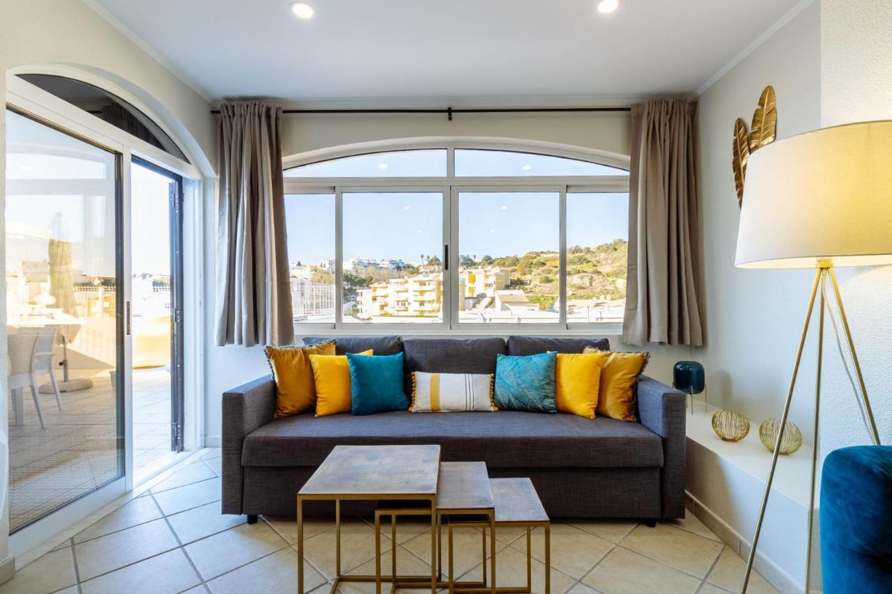 Top renoviertes Apartment mit großer Terrasse Albufeira Exterior foto